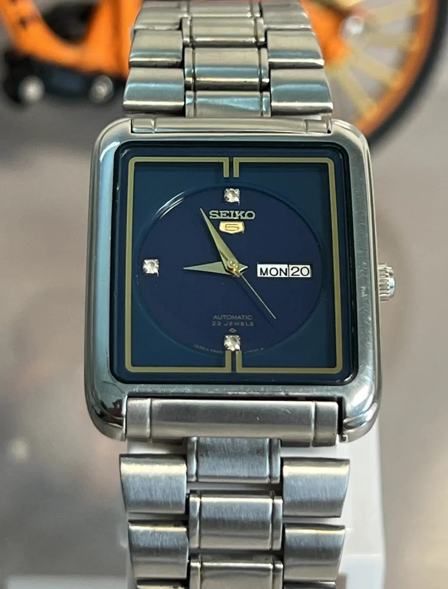 Seiko 5 Men Rectangle Wristwatches for sale - eBay