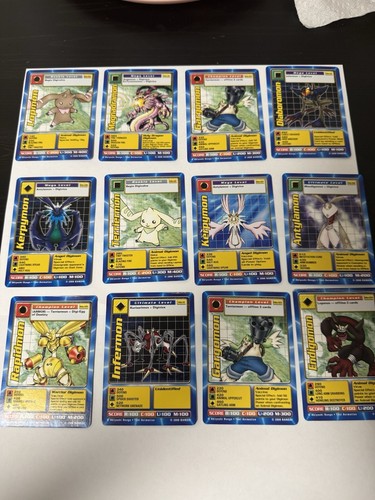 Full Set Of digimon movie promo cards