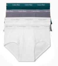4 Calvin Klein Classic Fit 100 Cotton Underwear Briefs Small