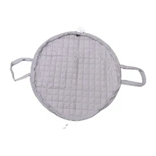 Hombys Portable Baby Play Mat, 36"X36" Round, Grey