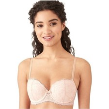 B.Tempt'd by Wacoal Lace Encounter Contour Underwire Bra in Rose Smoke 32D 46