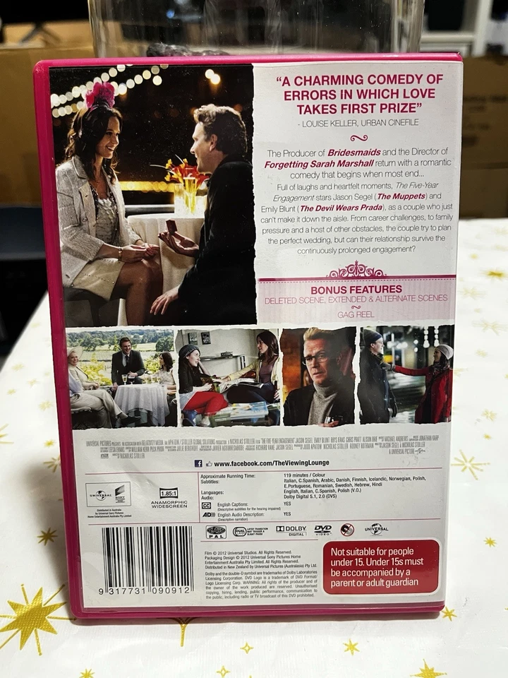 The Five Year Engagement (DVD, 2012) Region 4 Fast Postage As - Image 2 of 2