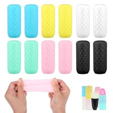 12PCS Silicone Bottle Covers Leak Proofing Bottle Cover Toiletry Sleeves Trav...