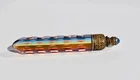 Antique French Multicoloured Lachrymatory Teardrop Catcher Flask / Perfume Bottl