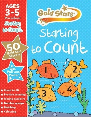 Gold Stars Starting to Count Preschool Workboo (Gold St by Gold Stars 1472356861