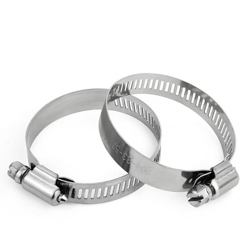 Hose Clips Stainless Steel 304 A2 -Worm Drive- Throat Hoop 6mm~900mm Pipe Range - Picture 4 of 15