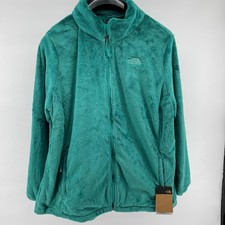 The North Face Osito Fleece Jacket Womens Plus 2X Porcelain Green Cozy Gorp NEW