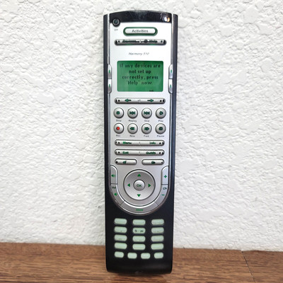 Logitech Harmony 510 Universal Remote Control Programmable Tested Works