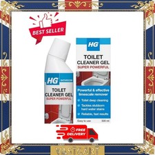HG Toilet Cleaner Gel Super Powerful Super Powerful 500ml Cleans Toilet Bowl Uk 16.86 per litre