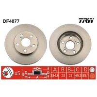 2X Bremsscheibe Vorne FüR Toyota Carina T19 1.6 1.8 2.0 92 Bis 97 TRW Neu Teil