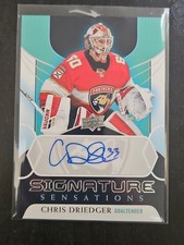 2020-21 Upper Deck Signature Sensations Series 1 Chris Driedger #SS-CD Auto