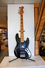 2021 Fender Squier Classic Vibe '70s Jazz Bass  V 5 String Black With Gig Bag