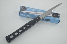 Heavy Duty 6" Large Cold Steel   Camping&Hunting&fishing  Black Knife