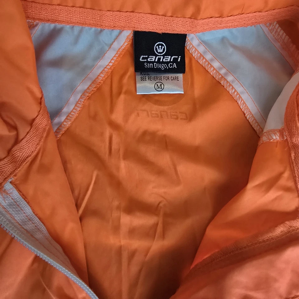 Chaqueta de ciclismo Canari con cremallera completa azul talla M para mujer Foto 3 de 4