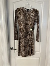 Michael Kors Animal print womens dress Size XS