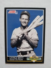 George Brett 1991 Score #853 Royals