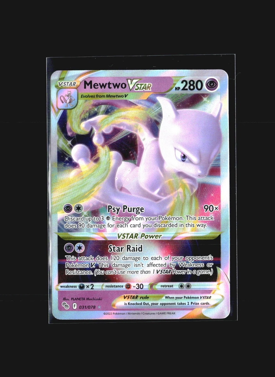 25+ Mewtwo VSTAR 031/078 Pokémon GO for sale | Updated Oct 2026
