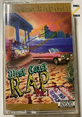 WEST COAST RAP Vol. 1 Cassette Tape *Gangsta Style Rap 1996 * NEW