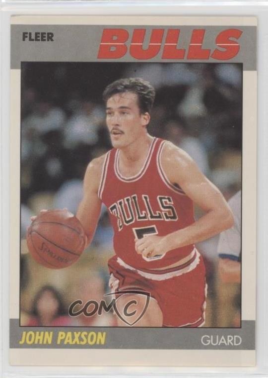 1987-88 Fleer John Paxson #83 12fj