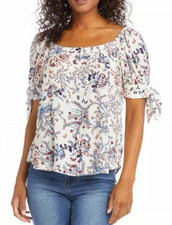 Karen Kane Corrine Contrast Square Top
