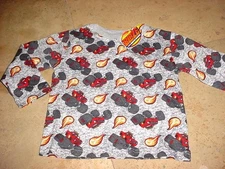 NWT BLAZE AND THE MONSTER MACHINES TRUCK LOGO LONG SLEEVE T-SHIRT GRAY SZ 2T