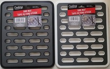 Kitchen Sink Mats 12  x10  Raised Slotted Non-Slip Mat 1 Ct/Pk, Select Color