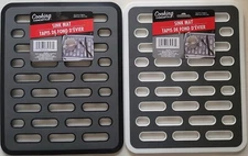 Kitchen Sink Mats 12”x10” Raised Slotted Non-Slip Mat 1 Ct/Pk, Select Color