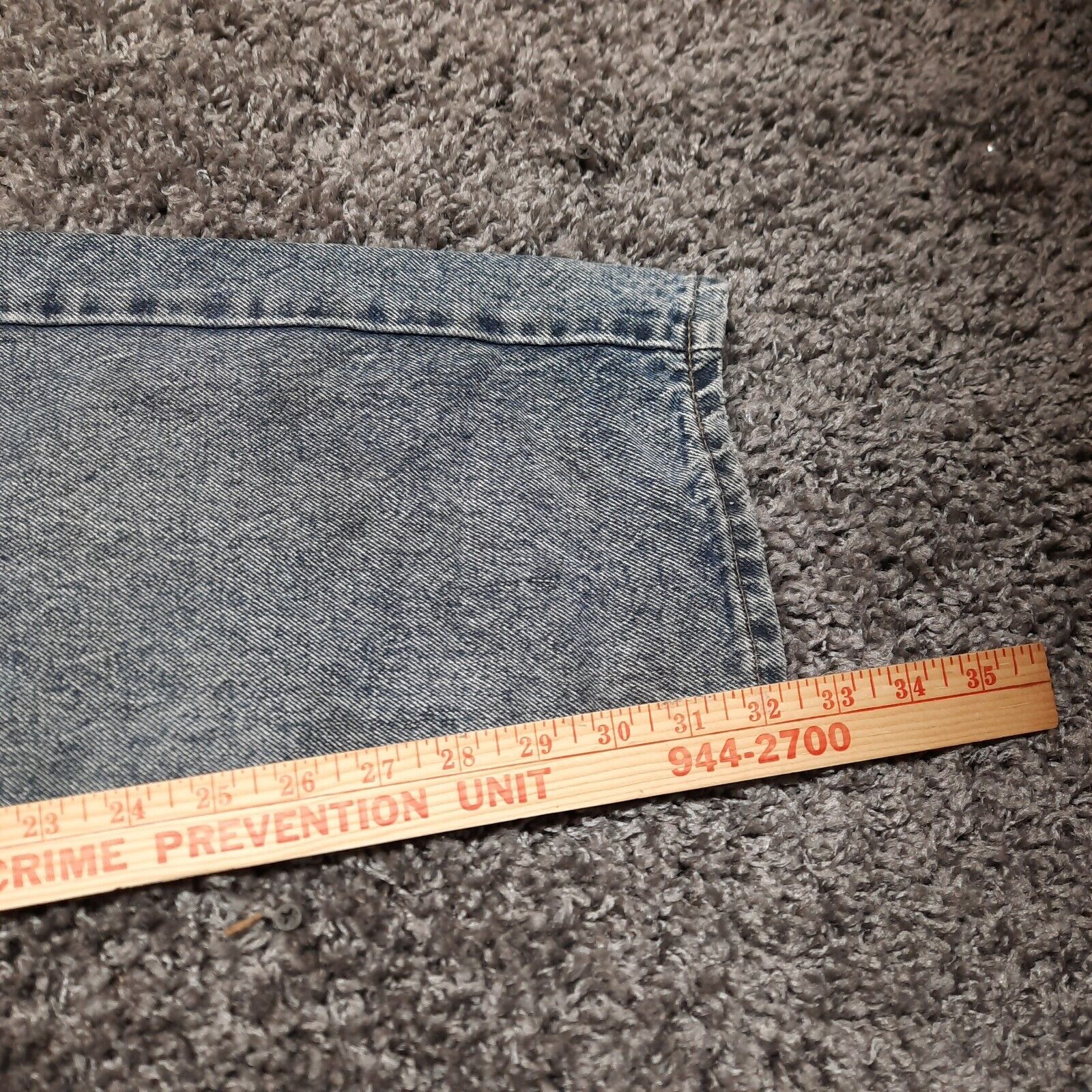 Vintage Levi 550 Jeans Mens 34x32 Blue Stone Wash… - image 8