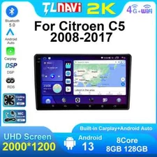Car Radio Multimedia Player For Citroen C5 2008-17 GPS Navigation System Stereo