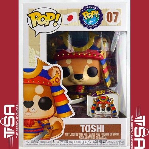 Funko Pop! Around The World TOSHI #07 With Pin Japan Funko Shop Exclusive