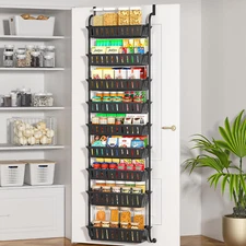 9-Tier over the Door Pantry Organizer, Pantry Organization and Storage, Hanging 