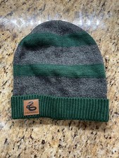 Harry Potter Slytherin Beanie  Green Striped Infinity Scarf Set Knit Wizard