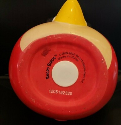 BOX OFFICE 「ORANGE」Made in France Angry Bird Piggy Bank Collectable 2009-2012 with plug Video