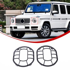 Front Headlight Lamp Guard Cover Protective Trim For Mercedes-Benz G Class 2019+
