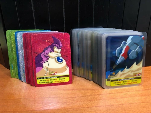 LOT 188 DRAGON BALL GT LAMINCARDS ALL DIFFERENT INFO IN DESCRIPTION