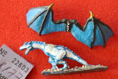 Ral Partha Small Cold Drake 13-001 Kinder der Nacht Drache Metall bemalt 77