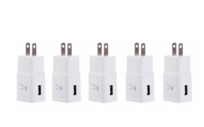 5x  Adaptive Fast Charging Wall Charger For Samsung Galaxy A10E A20 A50 S10 S10E