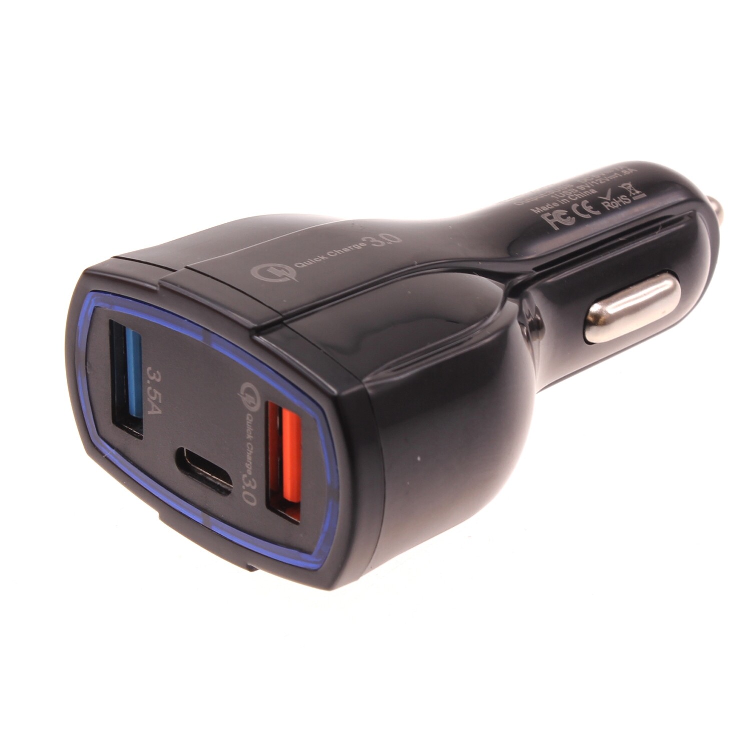 48W 3-Port USB-C Quick Car Charger for Google Pixel 9, Pro, and XL Models