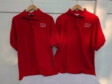 Vintage lot of 2 Circuit City embroidery Car Stereo installation Road shop polo
