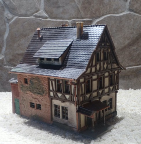 Vollmer de 7714 (nivel N) granja - terminado de construir | Zustand: Gebraucht