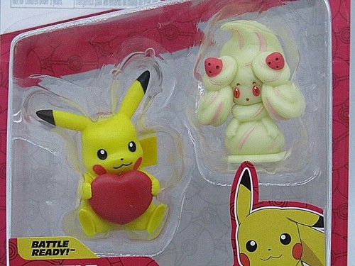 Set Modellino Battaglia Pokemon San Valentino x3 Pikachu, Roselia, Teddiursa - Foto 3 di 7