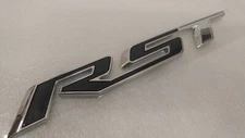 RST Tailgate Emblem GM Chevrolet Silverado Tahoe Yukon SUV CHROME/BLACK