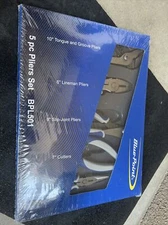 For Blue Point 5pc Pliers/cutters Set BPL501 New 5pc Set Sealed