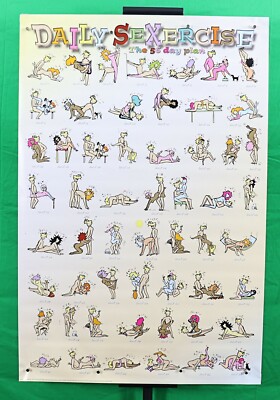 Daily Sexercise noveltie poster 24