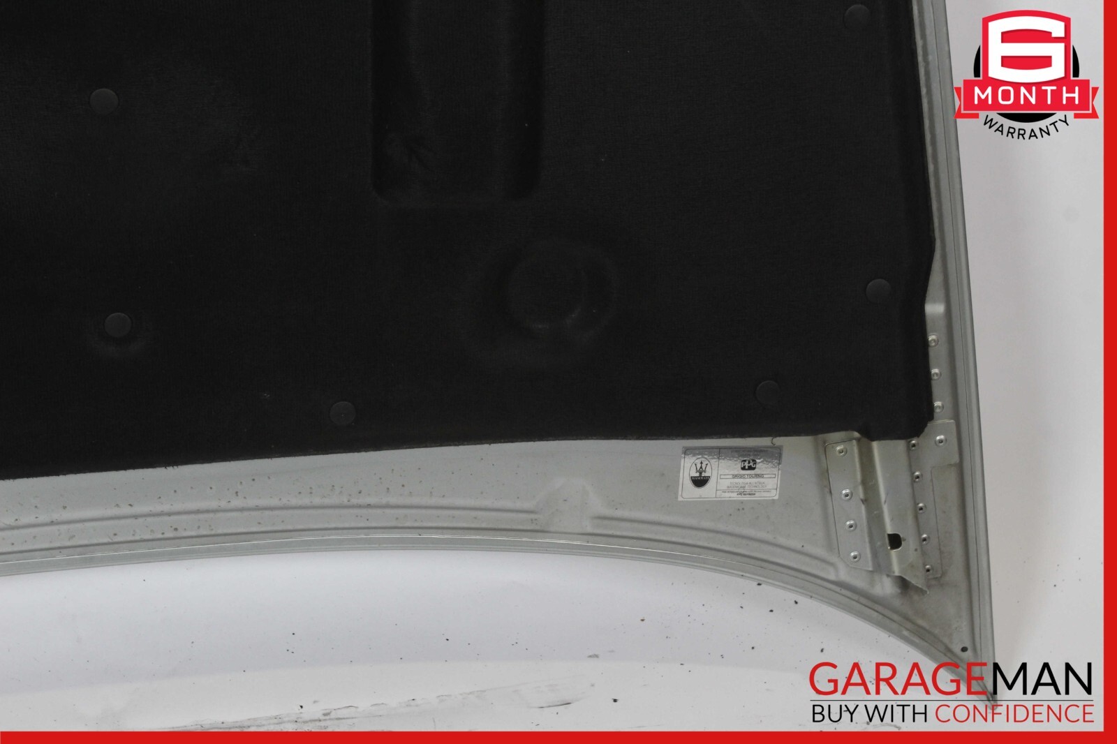 06-08 MASERATI QUATTROPORTE M139 FRONT HOOD BONNET SHELL WHITE