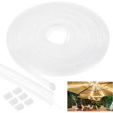 Silicone Tube Sleeve Clear LED Channel Holder for 10mm Wide LED Light Strip DIY