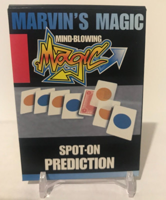 Vintage Marvin s Magic Spot-On Prediction Card Trick