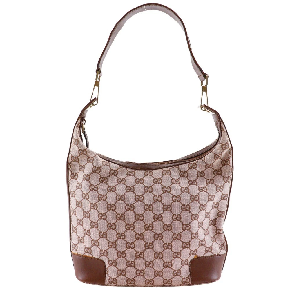 Sac bandoulière GUCCI One Belt 001.4204 marron GG toile/cuir femme