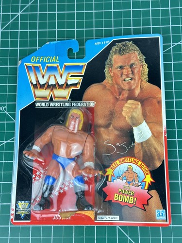 Vintage WWF Hasbro Sid Justice Wrestling Figure WW...