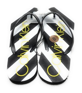 ladies calvin klein flip flops